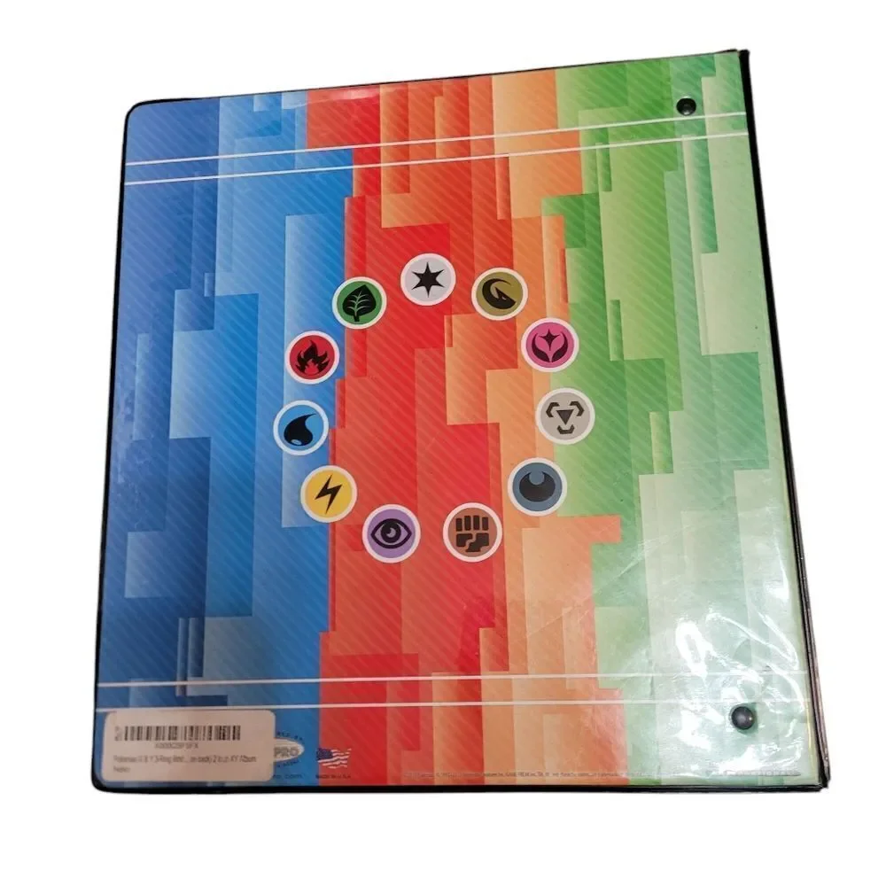 Pokémon collector 3 ring binder with protective display pages